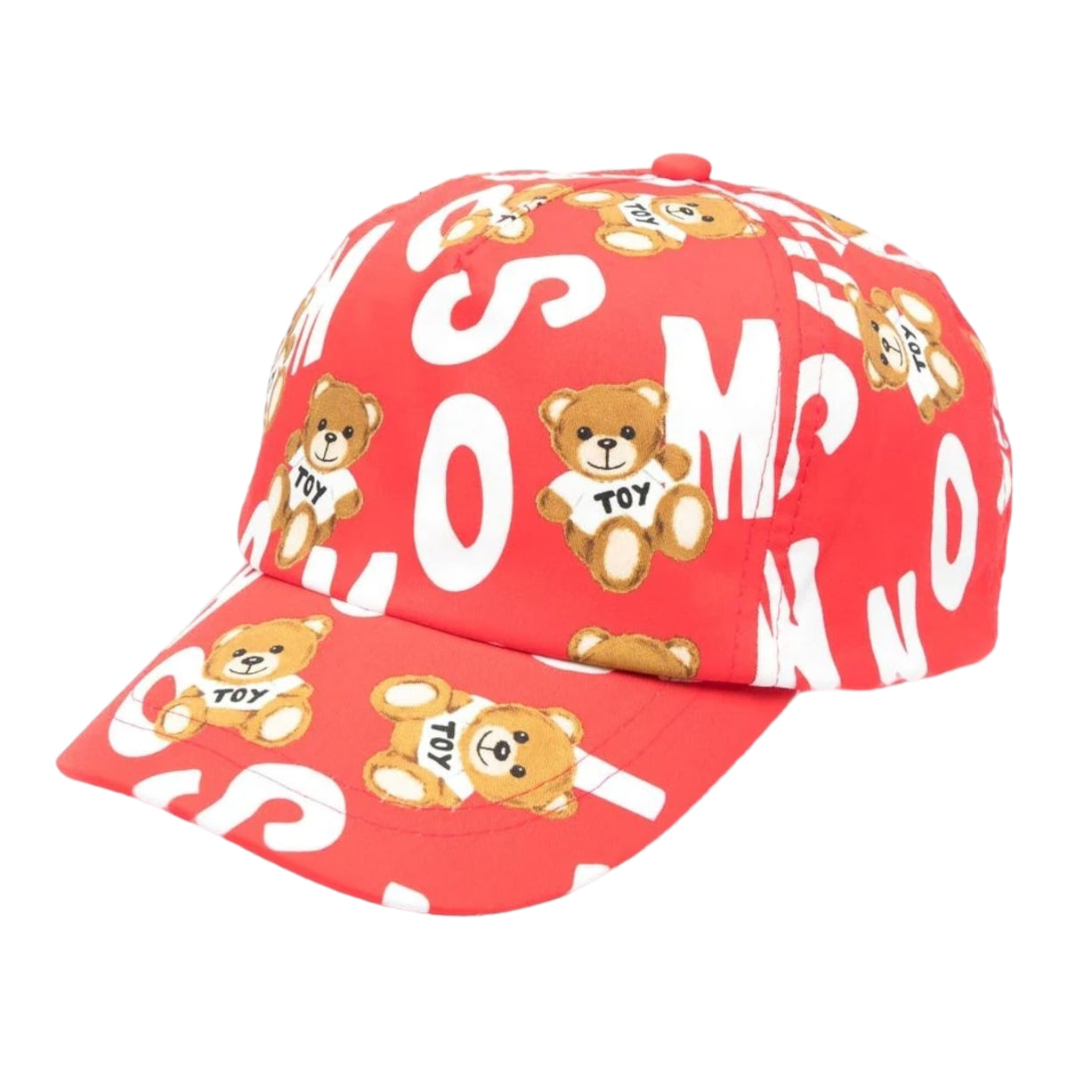 Moschino Kid's All Over Toy Bear Logo Cap