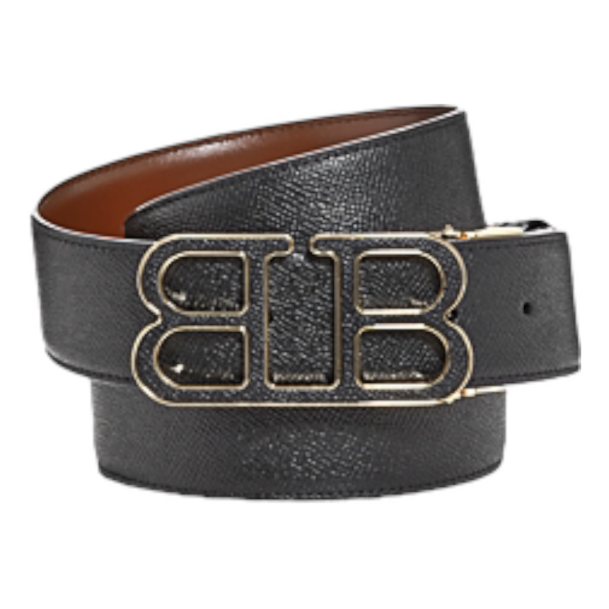 Bally Men's Britt Reversible Textured Leather Belt