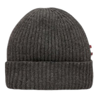 Bally Cashmere Ribbed Beanie Hat