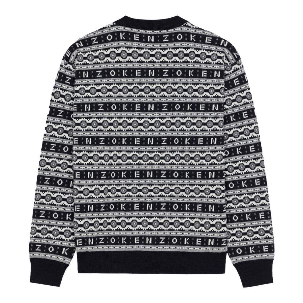 Kenzo Men's Merino Wool Jacquard Jumper Sweater