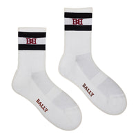 Bally Men's B-Chain Logo Cotton Mix Socks