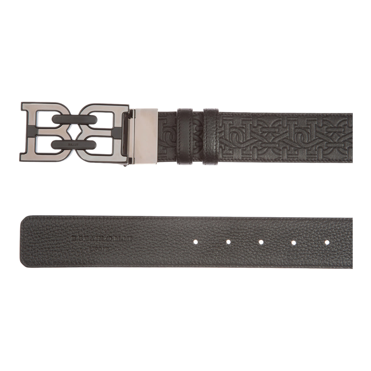 Bally Men's B-Chain Reversible Leather Belt