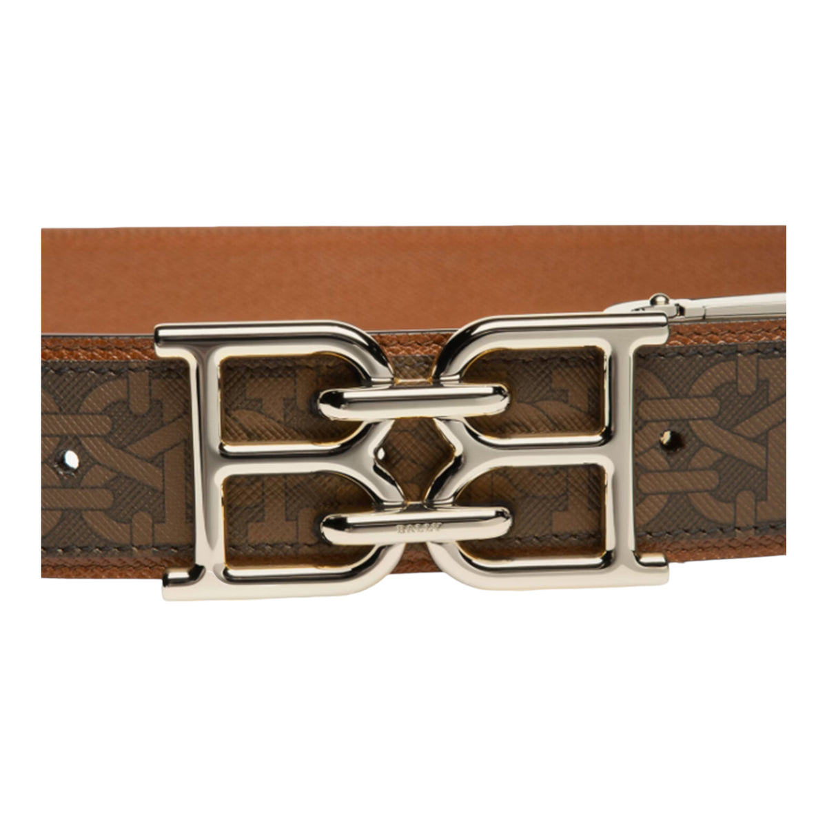 Bally Men's B-Chain 40mm Monogram Belt