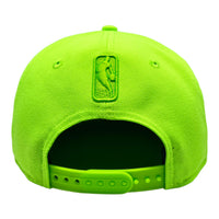 New Era Milwaukee Bucks Custom Monochrome 9Fifty Snapback Baseball Cap - Neon Green