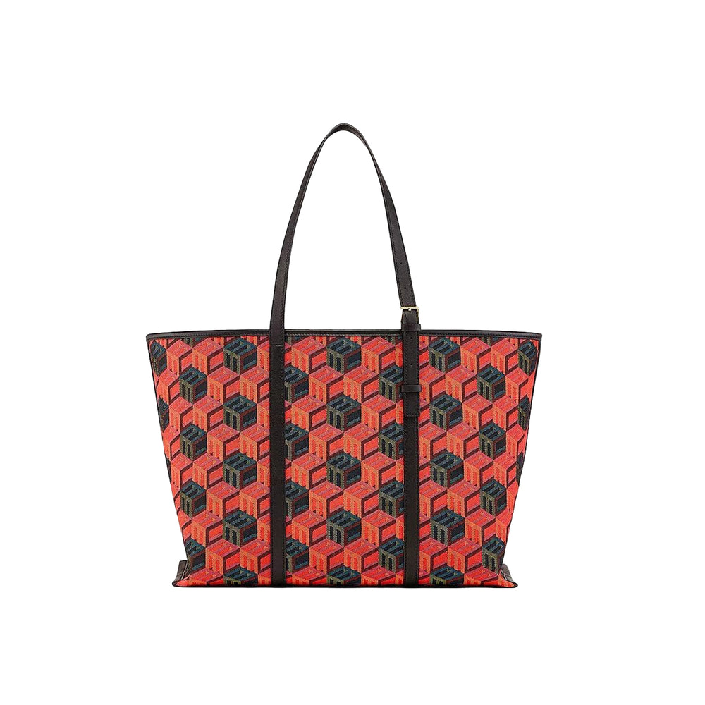 MCM Shopper in Cubic Monogram Jacquard