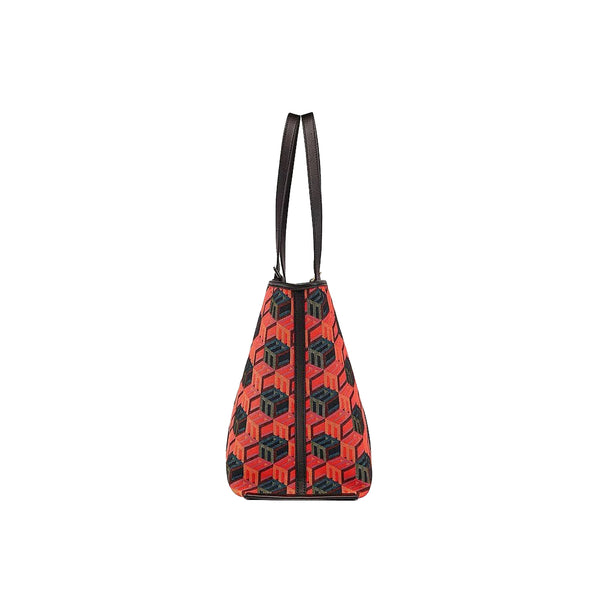 MCM Shopper in Cubic Monogram Jacquard